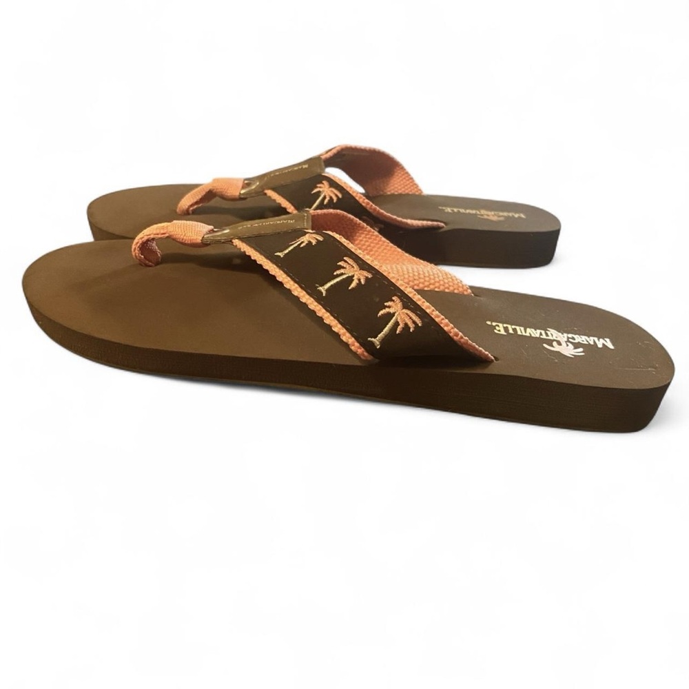 Margaritaville Breezy Flip Flop Sandals 9 | Tropical Comfort Thongs - Picture 3 of 4